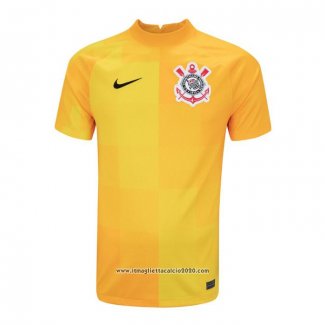 Thailandia Maglia Corinthians Portiere 2021 2022 Giallo