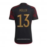 Maglia Germania Giocatore Muller Away 2022