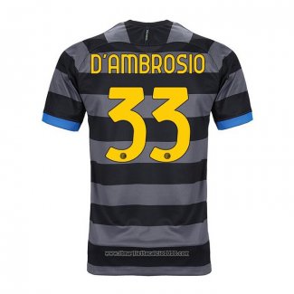 Maglia Inter Giocatore D'ambrosio Terza 2020 2021