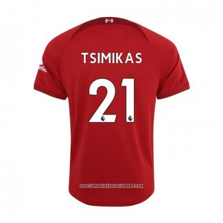 Maglia Liverpool Giocatore Tsimikas Home 2022 2023