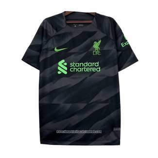 Thailandia Maglia Liverpool Portiere 2023 2024 Nero