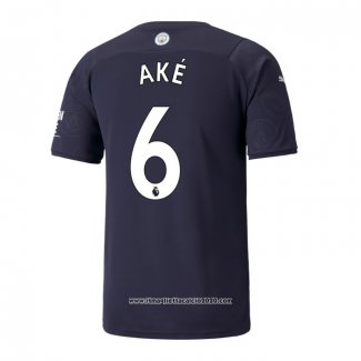 Maglia Manchester City Giocatore Ake Terza 2021 2022