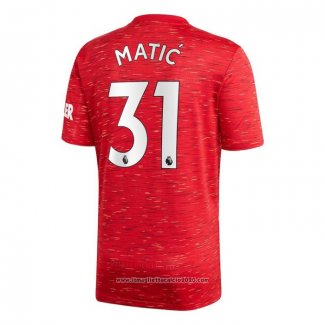 Maglia Manchester United Giocatore Matic Home 2020 2021