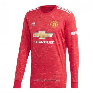 Maglia Manchester United Home Manica Lunga 2020 2021