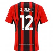 Maglia Milan Giocatore A.rebic Home 2021 2022