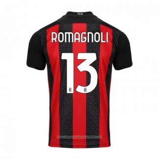 Maglia Milan Giocatore Romagnoli Home 2020 2021