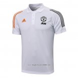 Maglia Polo Manchester United 2021 2022 Bianco