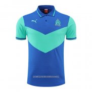 Maglia Polo Olympique Marsiglia 2022 2023 Blu e Verde