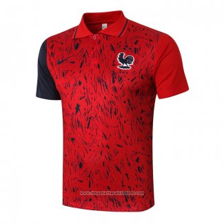 Maglia Polo Francia 2020 2021 Rosso