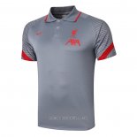 Maglia Polo Liverpool 2020 2021 Grigio