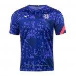 Maglia Prematch Chelsea 2020 2021 Blu