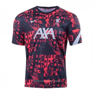 Maglia Prematch Liverpool 2020 2021 Rosso