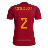 Maglia Spagna Giocatore Azpilicueta Home 2022