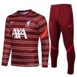 Tuta da Track Felpa Liverpool 2021 2022 Rosso