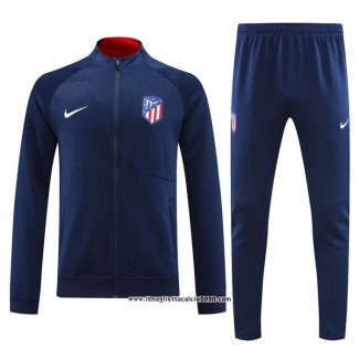 Tuta da Track Giacca Atletico Madrid 2023 2024 Blu