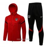 Tuta da Track con Capucha Atletico Madrid 2021 2022 Rosso