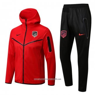 Tuta da Track con Capucha Atletico Madrid 2022 2023 Rosso