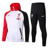 Tuta da Track con Capucha Liverpool 2020 2021 Bianco