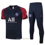 Tuta da Track Paris Saint-Germain Manica Corta 2020 Blu