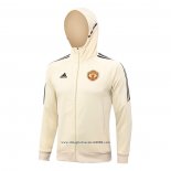 Giacca con Capucha Manchester United 2023 2024 Giallo