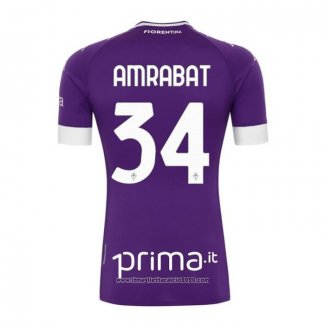 Maglia ACF Fiorentina Giocatore Amrabat Home 2020 2021