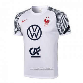 Maglia Allenamento Francia 2021 2022 Bianco