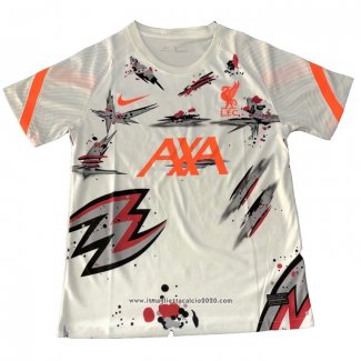 Maglia Allenamento Liverpool 2021 Bianco