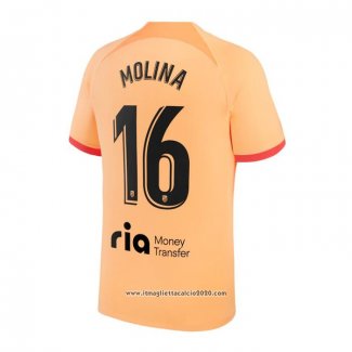 Maglia Atletico Madrid Giocatore Molina Terza 2022 2023