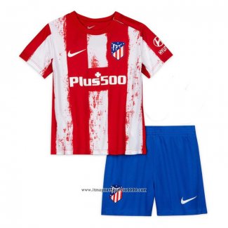 Maglia Atletico Madrid Home Bambino 2021 2022