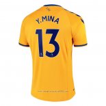 Maglia Everton Giocatore Y.mina Away 2020 2021