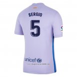 Maglia FC Barcellona Giocatore Sergio Away 2021 2022