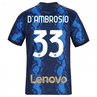 Maglia Inter Giocatore d Ambrosio Home 2021 2022