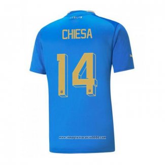 Maglia Italia Giocatore Chiesa Home 2022