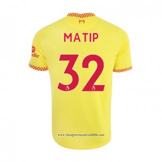Maglia Liverpool Giocatore Matip Terza 2021 2022