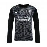 Maglia Liverpool Portiere Manica Lunga 2020 2021 Nero