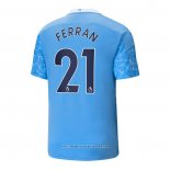 Maglia Manchester City Giocatore Ferran Home 2020 2021