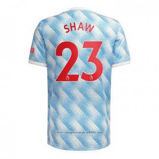 Maglia Manchester United Giocatore Shaw Away 2021 2022