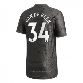 Maglia Manchester United Giocatore Van Beek Away 2020 2021