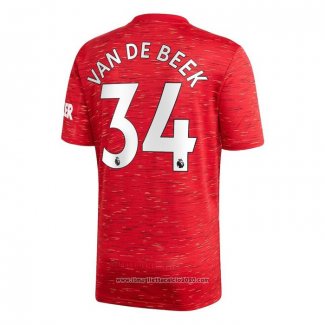 Maglia Manchester United Giocatore Van Beek Home 2020 2021