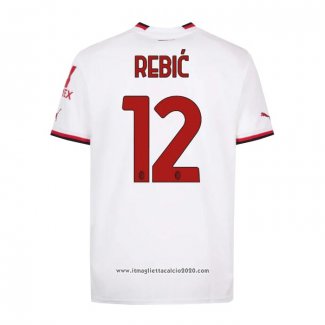 Maglia Milan Giocatore A.Rebic Away 2022 2023