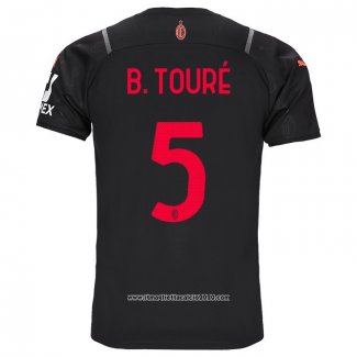 Maglia Milan Giocatore B.toure Terza 2021 2022