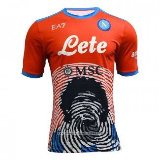 Thailandia Maglia Napoli Maradona Special 2021 2022 Rosso