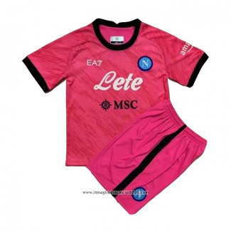 Maglia Napoli Portiere Bambino 2022 2023 Rosa