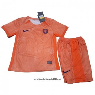 Maglia Paesi Bassi Home Bambino 2023