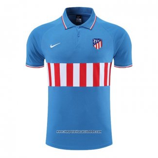 Maglia Polo Atletico Madrid 2022 2023 Blu