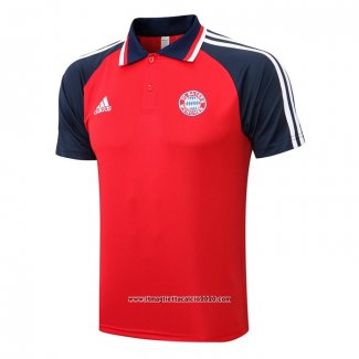 Maglia Polo Bayern Monaco 2021-2022 Rosso