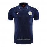 Maglia Polo Manchester City 2022 2023 Blu Marino