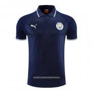 Maglia Polo Manchester City 2022 2023 Blu Marino