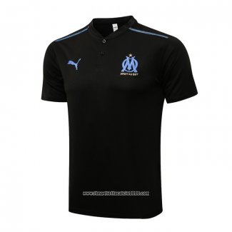 Maglia Polo Olympique Marsiglia 2021 2022 Nero