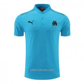 Maglia Polo Olympique Marsiglia 2022 2023 Blu